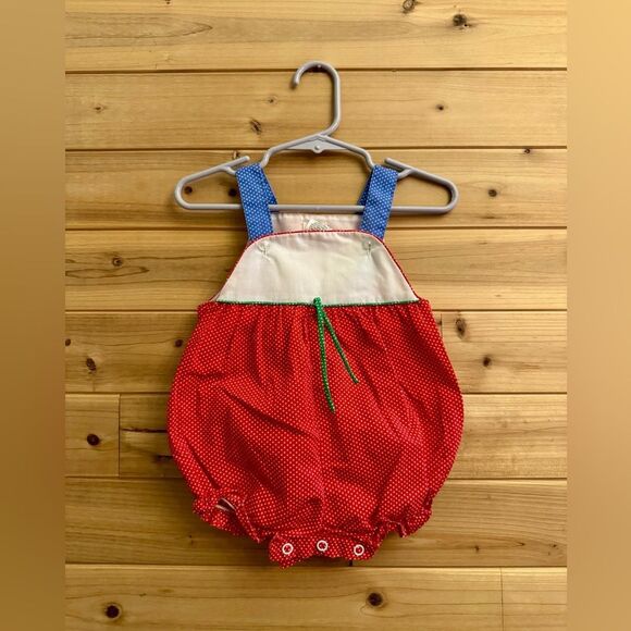 Bundle Vintage Baby Girl 3-6 Months Duck Colorful Cottagecore Dress & Bodysuit - Picture 9 of 12